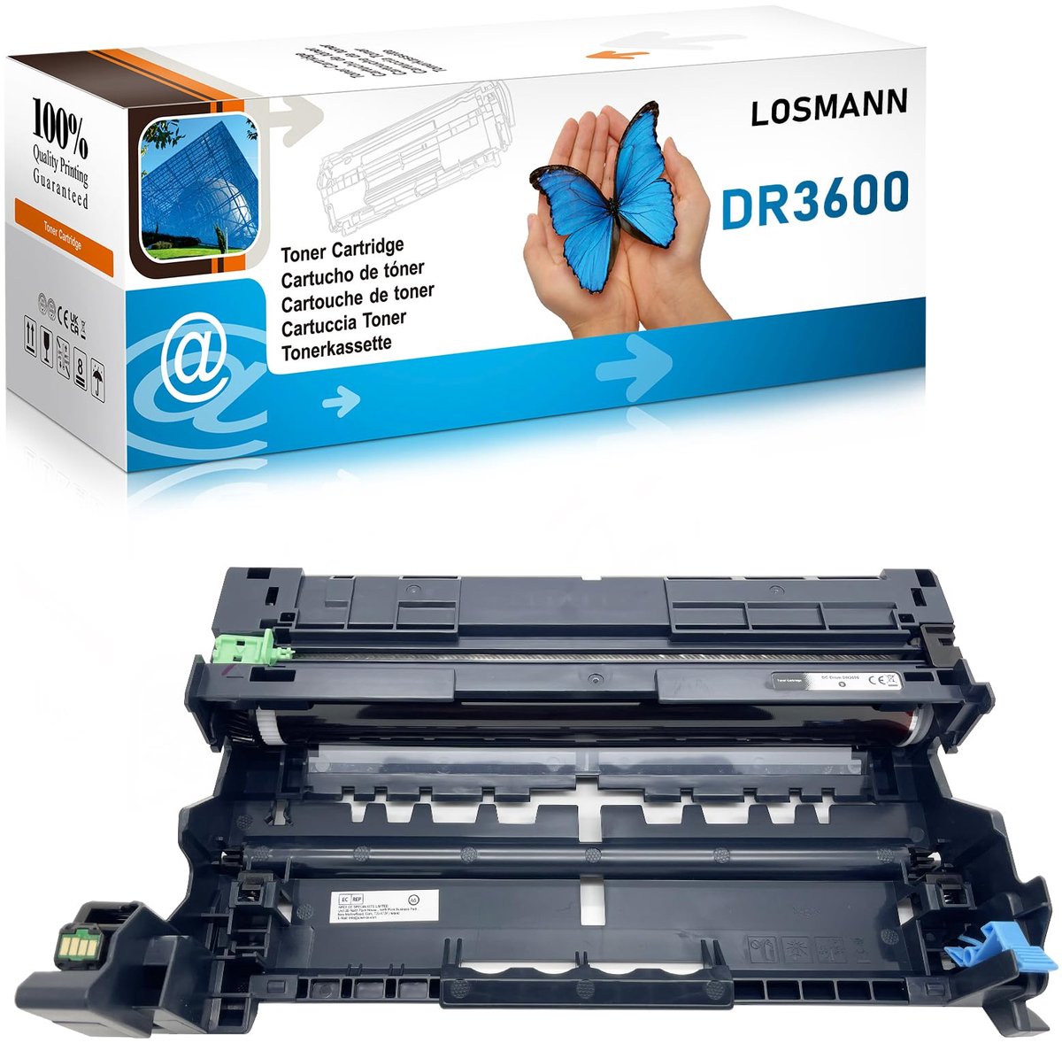Omgoods - Compatibele Trommel DR3600 voor Brother Printers - Tot 45.000 Pagina's