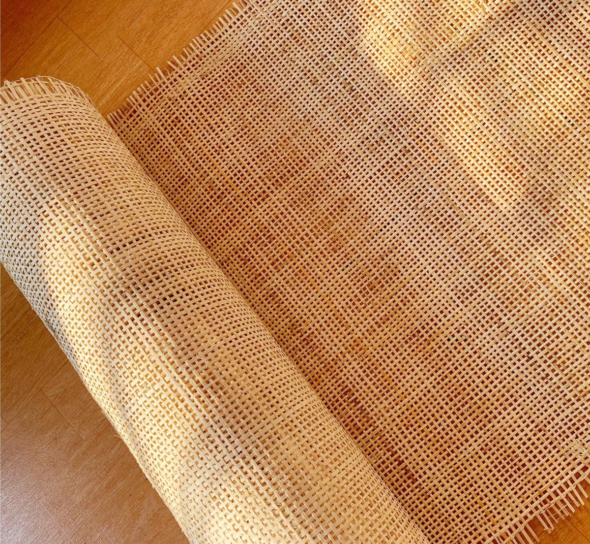Omgoods - 70cm Breed Natuurlijk Rattan Rol 70 x 200cm - Voor Meubelprojecten