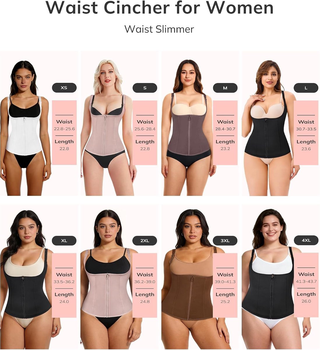 slankheidsgordel, onzichtbaar, voor vlakke buik, waist shaper training, korset, slankheidsvormend, voor dames - - Medium