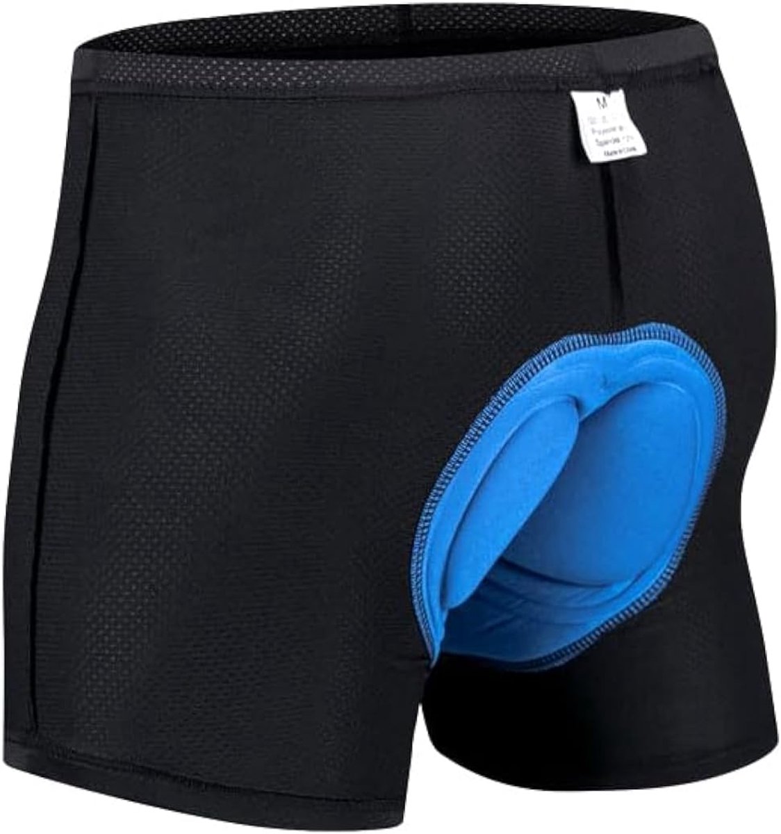 Fietsonderbroek voor heren met zitkussen, gevoerde fietsonderbroek met kussen, cadeau voor fietsers, snel en ademend motorrijaccessoires