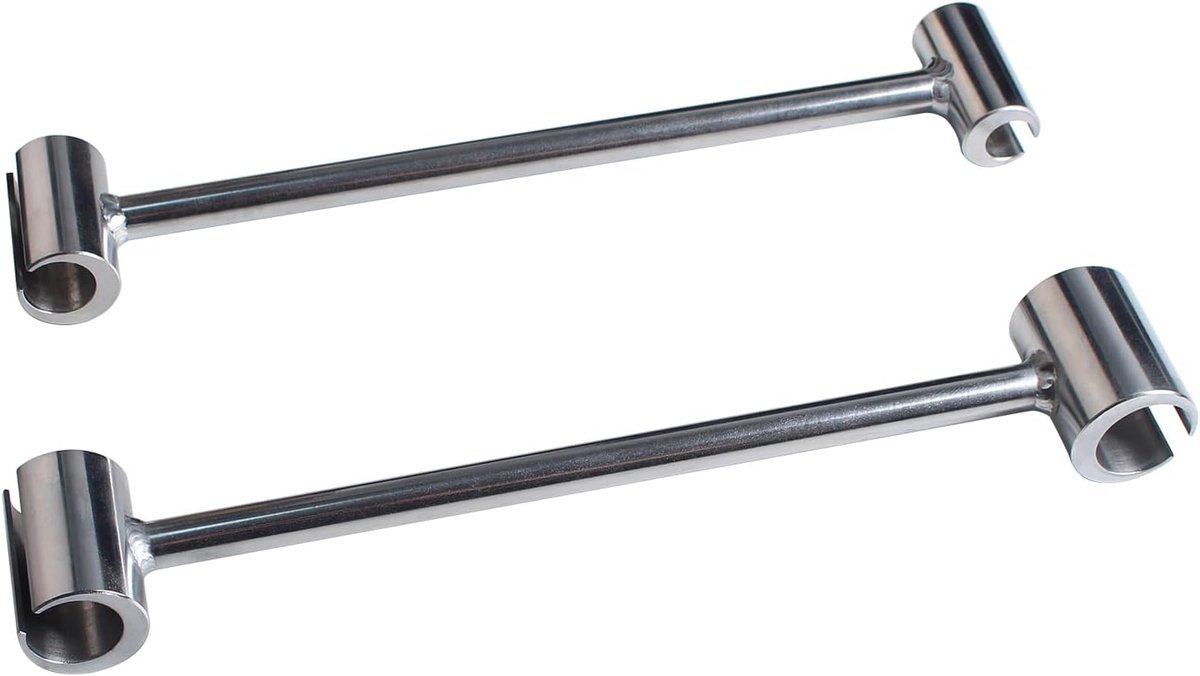 Naad Spanner Sleutel - Scharnier Instelgereedschap: Verpakking met 2 Instellen Gap Bar 33/64 "tot 113/128" Reparatie Deur Sagging Sticking Verkeerde uitlijning Home Improvement Handgereedschap
