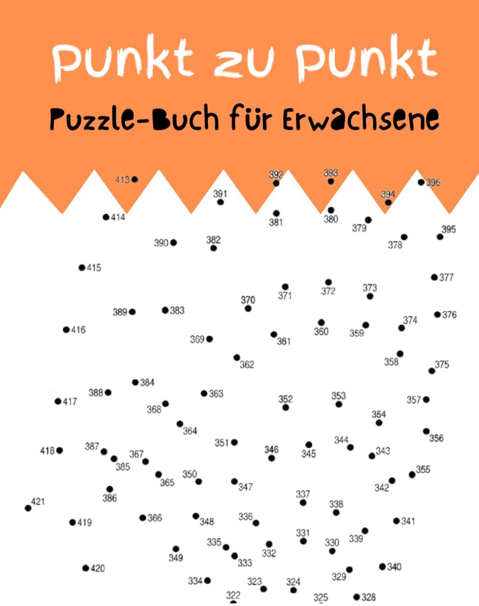 zu Punkt Puzzle-Buch für Erwachsene: Verbinden Sie die Punkte Buch Spaß und herausfordernde Puzzle zum Stressabbau für Erwachsene