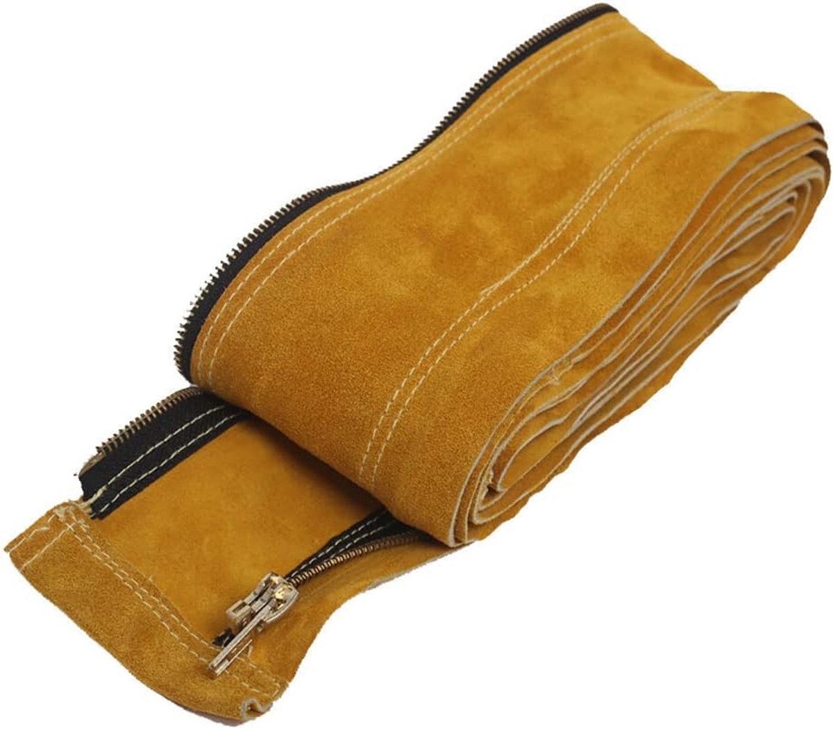 TIG Mig Koeienhuid Lederen Lassen Torch Kabelslang Cover 12ft L 4" Breed