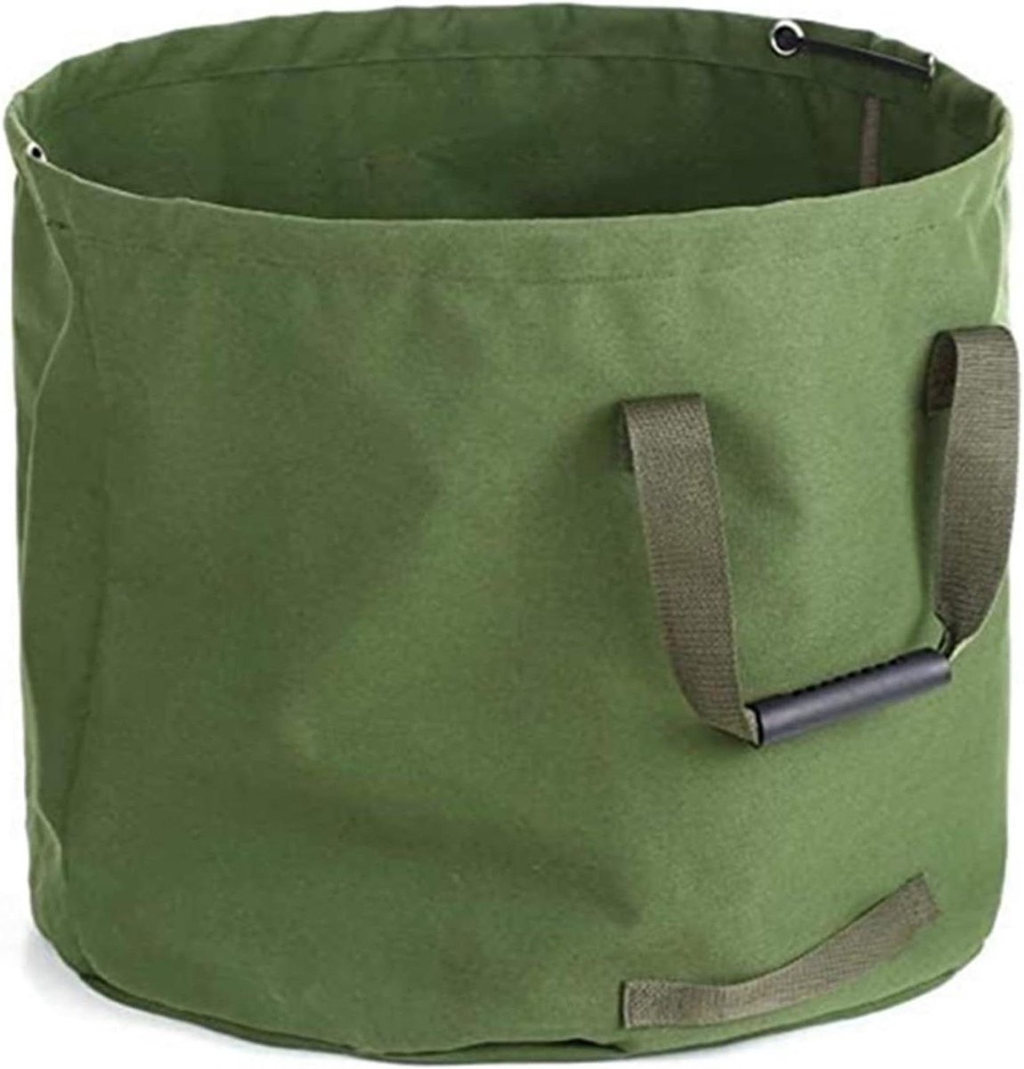 Opvouwbare Tuinafvalzak - Herbruikbare Bladopbergtas - Tuinafval Verzamelen - Duurzaam en Waterdicht Canvas - 55.8 x 45.7 cm - Groen