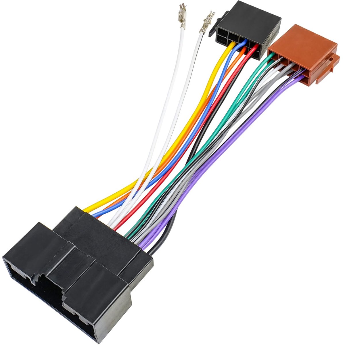 SnelShoppen - Stereo Kabelboom Adapter voor Ford ISO-radio, Compatibel met Ford F-150, F-250, F-350, Fiesta, Focus, Fusion, Edge, Explorer, Escape, Mu