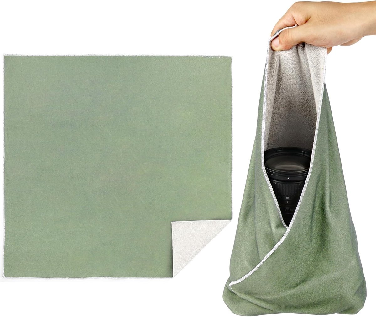 Way Magic Protective Wrap zelfklevende beschermhoes, krasbestendig en wasbaar doek, groen, 35×35 cm