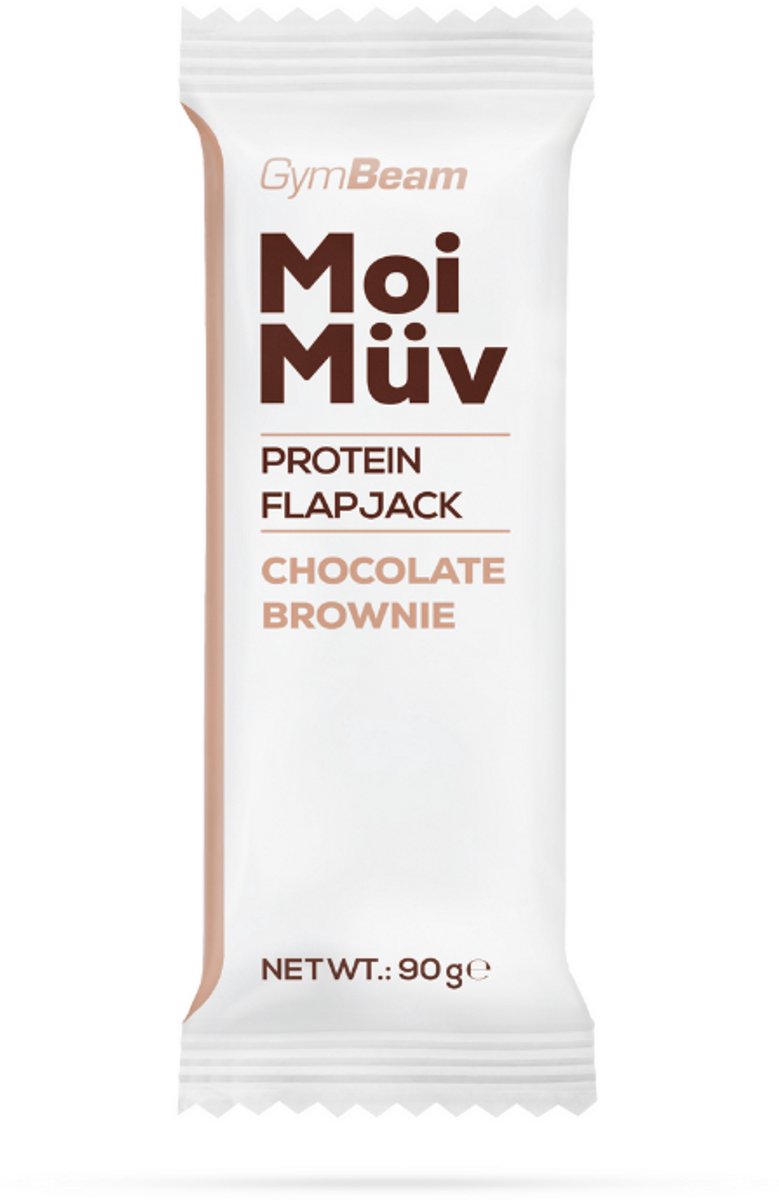 GymBeam MoiMüv Eiwit Flapjack 90 g chocoladebrownie