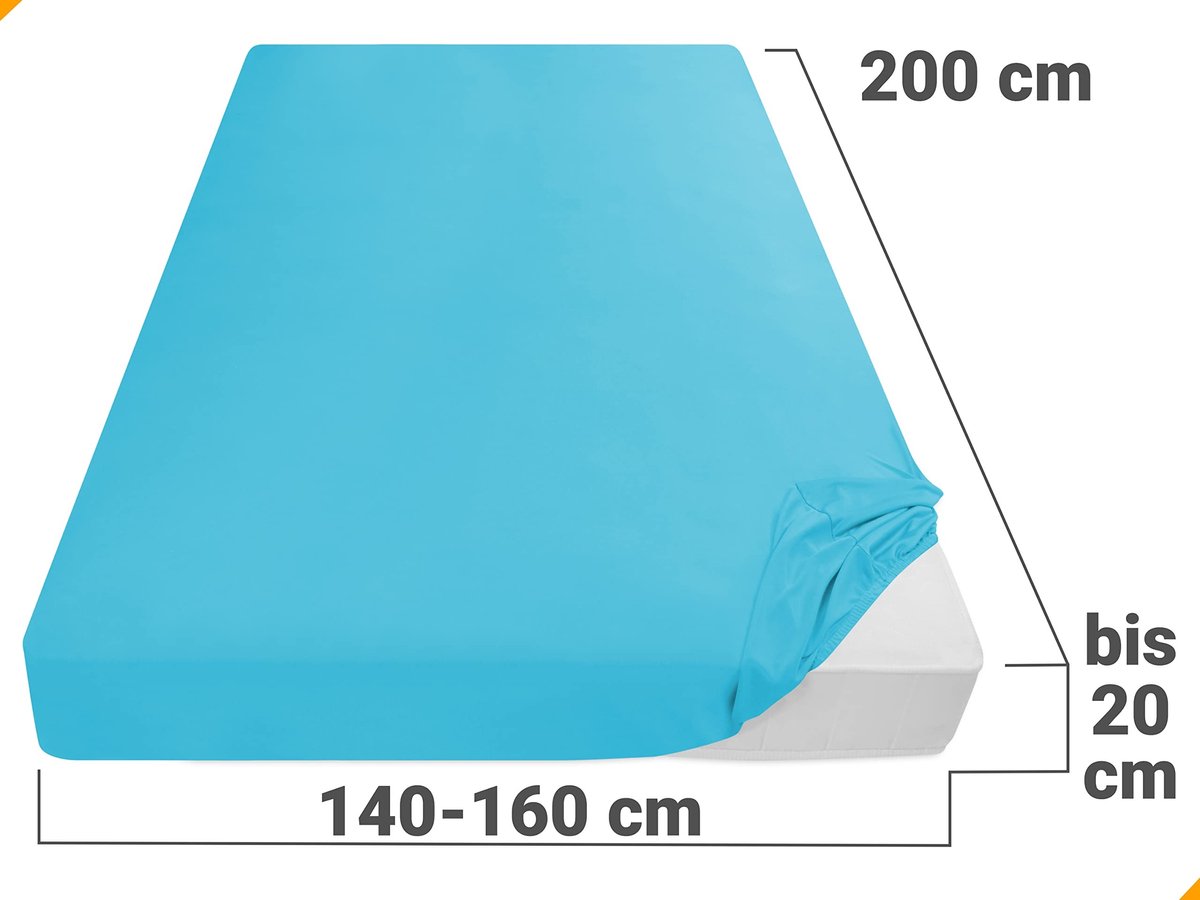 Omgoods - Microfibre Fitted Sheet - Ademend en Geschikt voor Allergieën