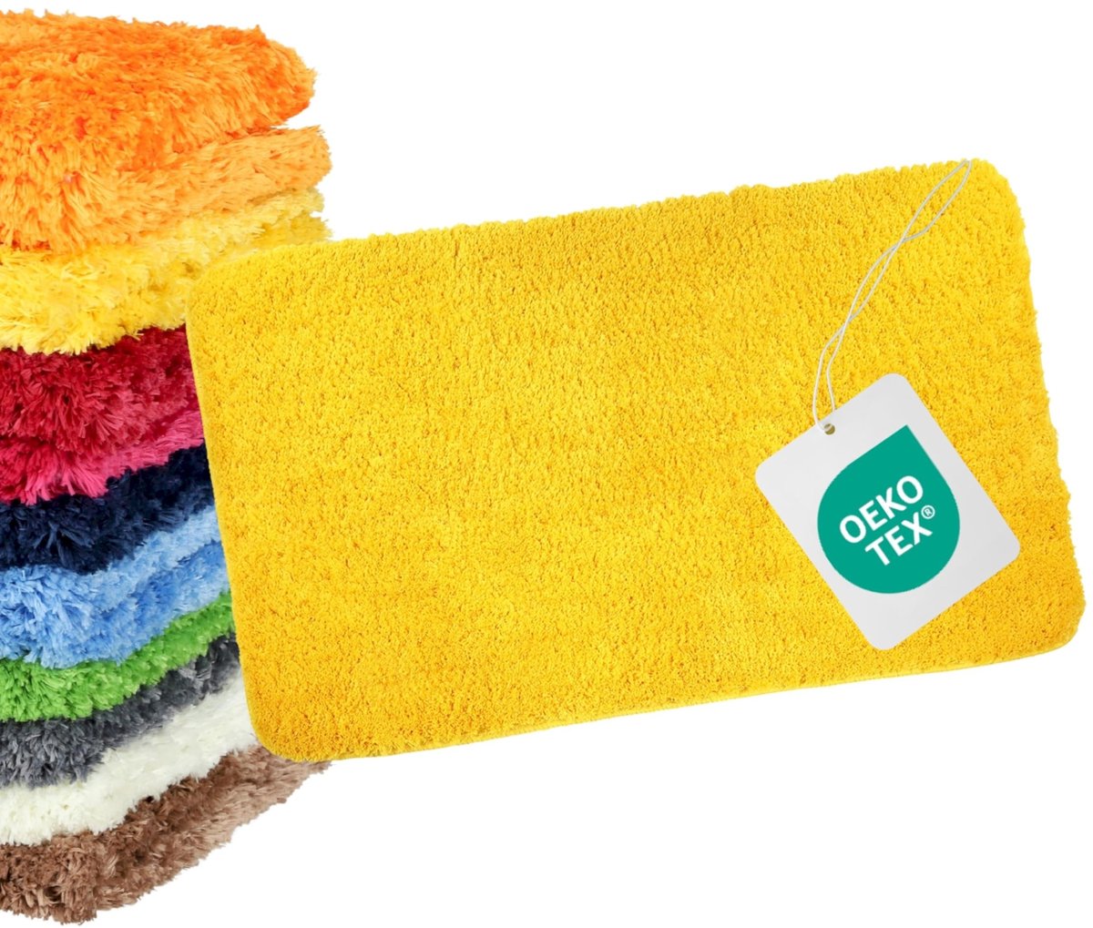 Omgoods - Gele Badmat - Antislip en Machinewasbaar