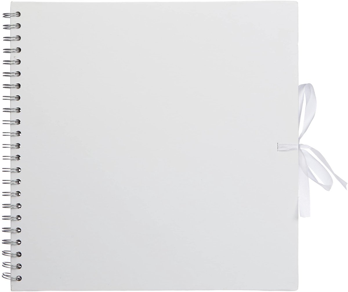 Omgoods - Scrapbooking Fotoalbum met Spiral Binding 30 x 30 cm - Wit