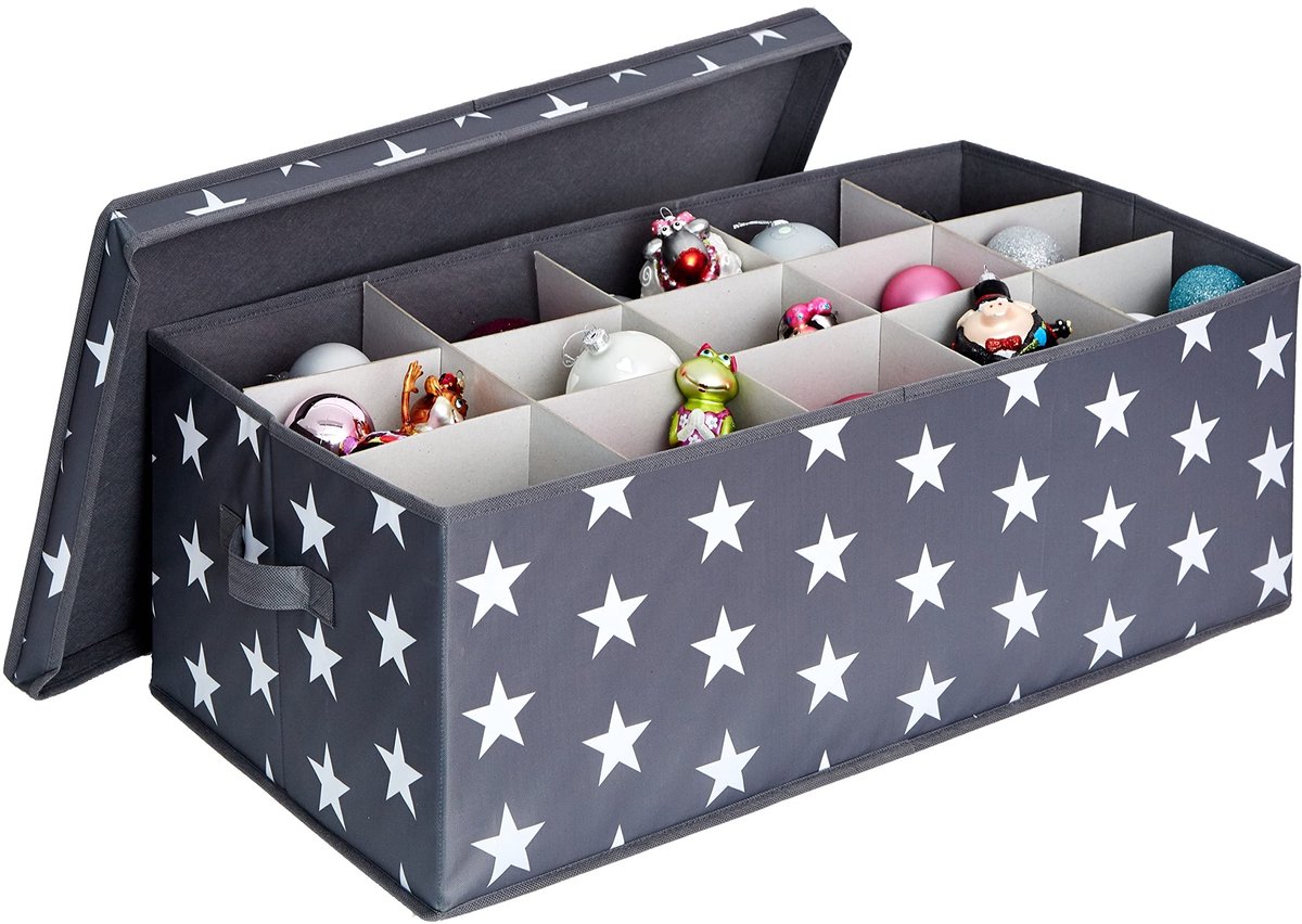 Omgoods - Opbergdoos voor Kerstballen met 30 Compartimenten