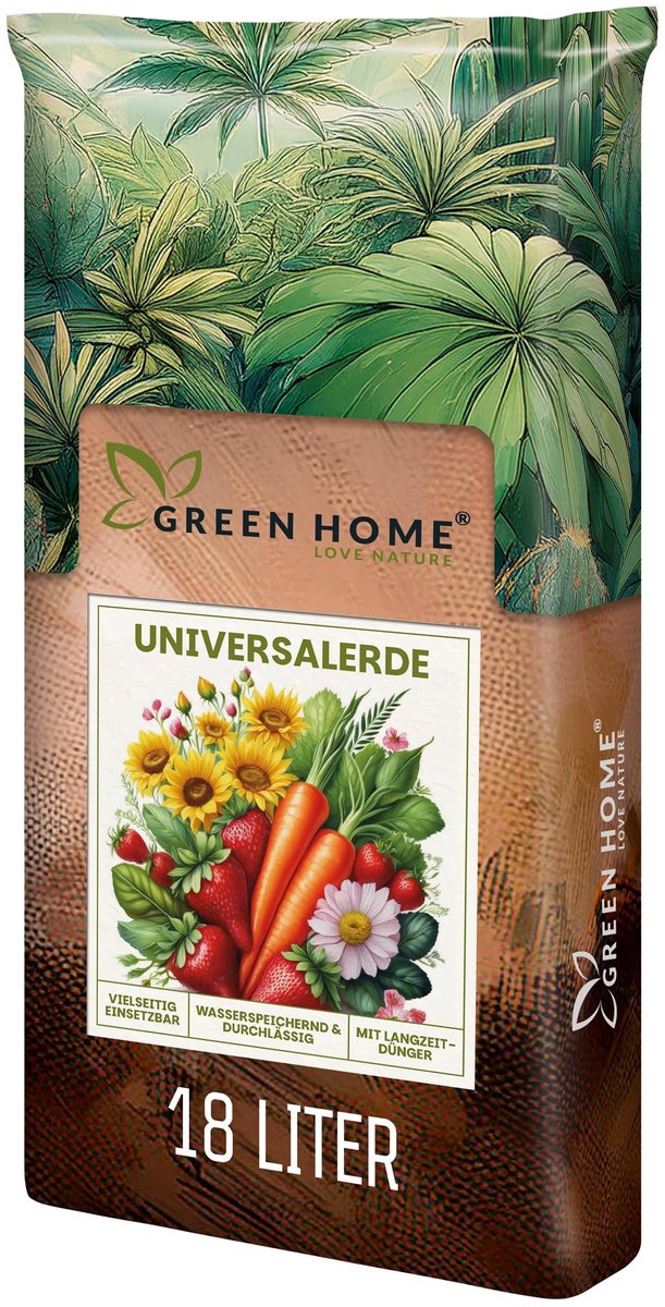 Green Home Love Nature Universal soil - universele potgrond 18 liter - met perliet en kokosvezel