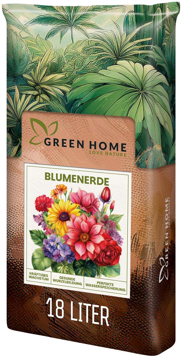 Green Home Love Nature ER10003 - Universele potgrond 18 L - Met perliet en NPK 14-10-18 voeding