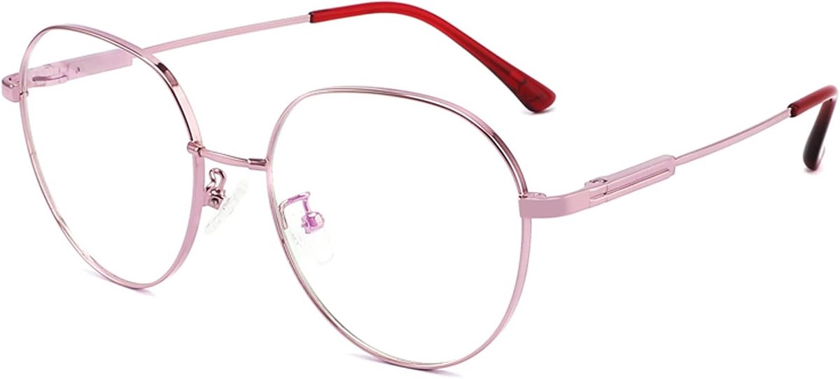 Leesbril voor dames, met flex-geheugentitan, leesbril voor dames, blauwlichtbril, blauw filter, leesbril