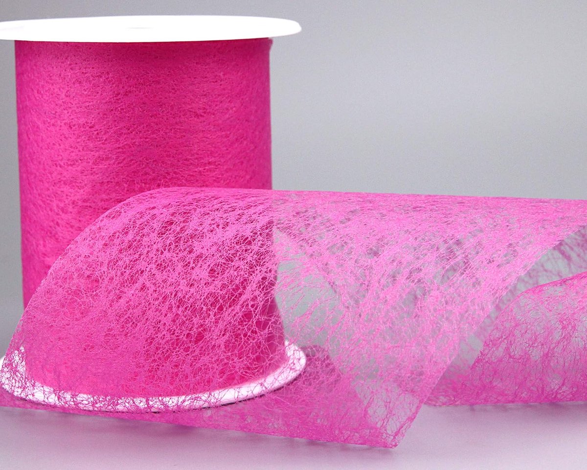 Decoratielint Vliesband Geschenklint Deco Netband Floristik Band Vliesband Decovlies Tafeldecoratie om te knutselen Decoreren Tafelloper Bruiloft Tafeldecoratie