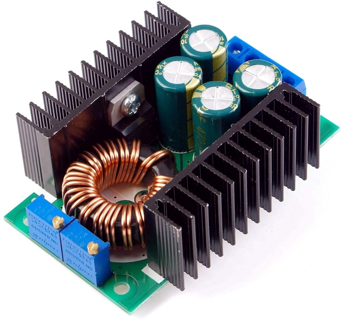 Down Converter DC-DC-omvormer 7-40V tot 1,2-35V spanningsregelaar 300W Buck Converter 12V 24V voeding modules