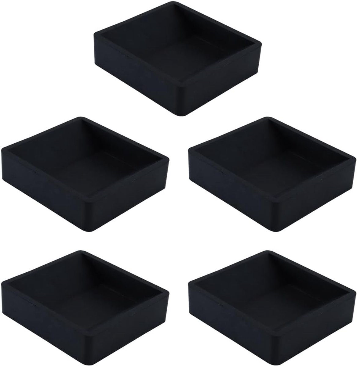 5 stuks antislip rubberen meubelwieltjes, antislip rubberen