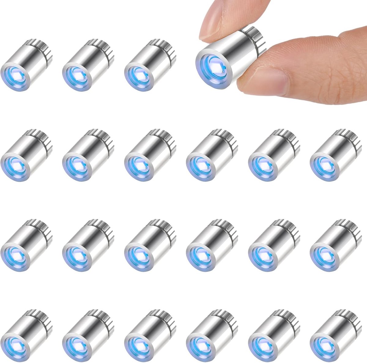 22-Stuks Mini-Ledverlichting voor Poppenhuizen, Knutselen, Vitrines, Speelgoed Bouwstenen - Micro-Ledlampen