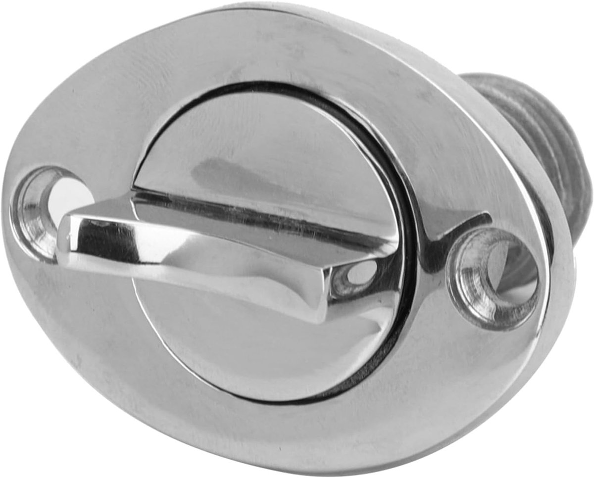 316 Roestvrijstalen Ovale Captive Boot Plug voor 1" Diameter Gat 3/4"