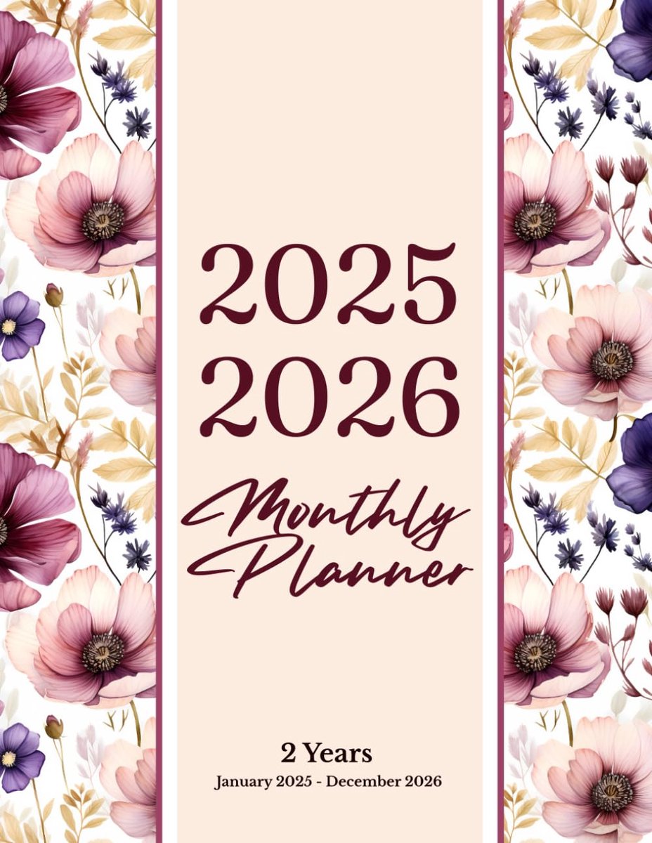 SnelShoppen - 2025-2026 maandplanner - 2 jaar van januari 2025 tot december 2026 - praktische agenda met maandindeling, ideaal voor school, werk en pe