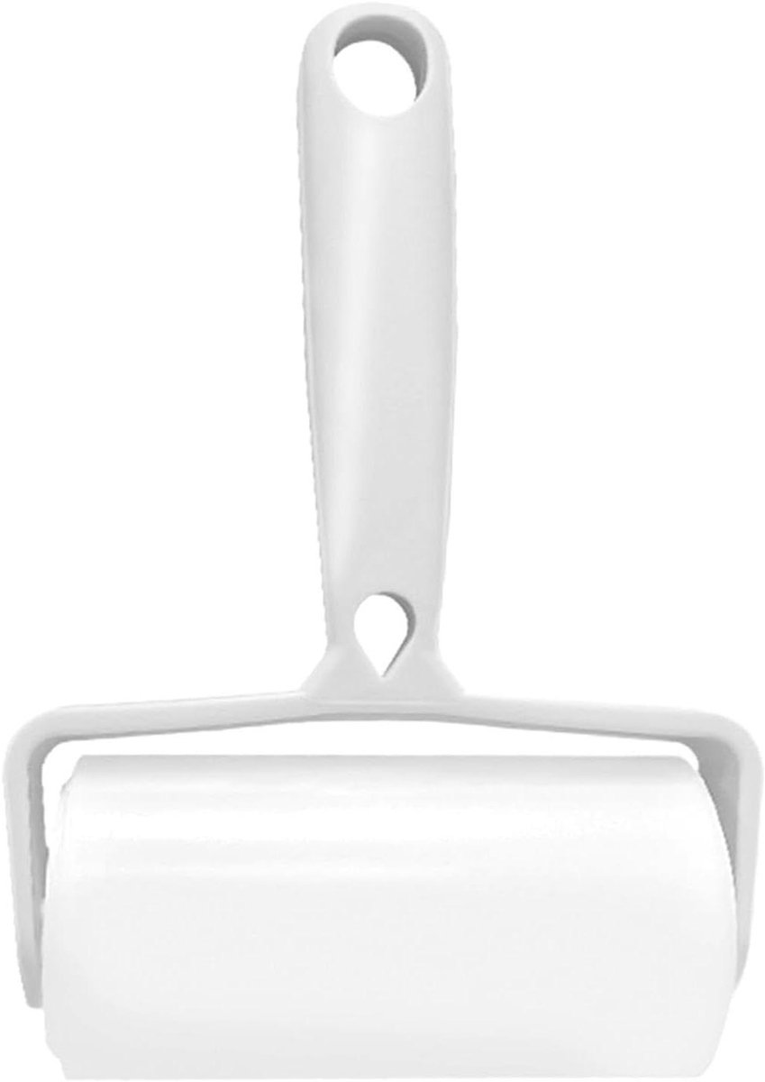 Herbruikbare Pluisrol - Huisdier Haar Roller - Kleding Reinigen - Milieuvriendelijk Ontwerp - 10.1 x 5.4 x 18 cm - Wit