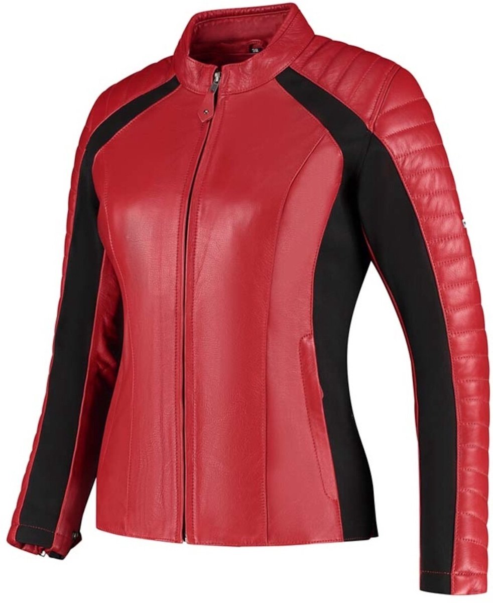 Rusty Stitches Donna Dames Motorfiets Leren Jas -