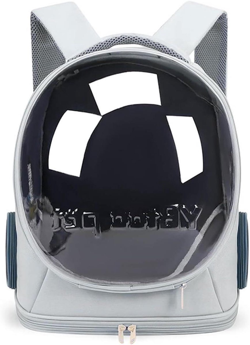 Huisdier Rugzak - Draagtas Kat Hond - Reizen Kamperen - Ruimtecapsule Design - Tot 5 kg - Blauw