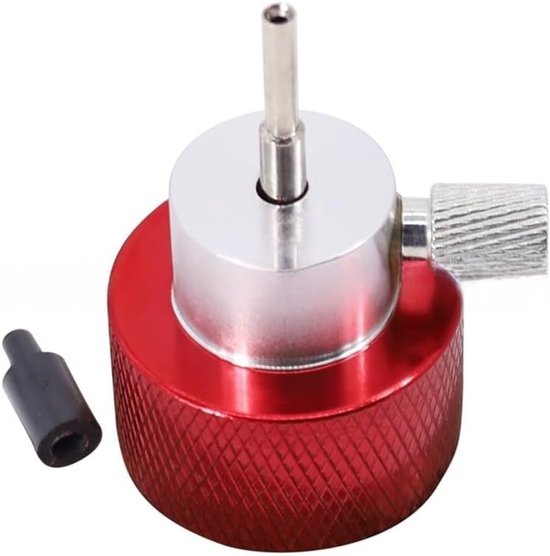 Inbouw Inflatie Adapter - Gas Fitting Connector - Opblaasbare Systemen - Geïntegreerde Ontkoppelingsklep - 493 mm Hoogte - Zwart — afbeelding 4