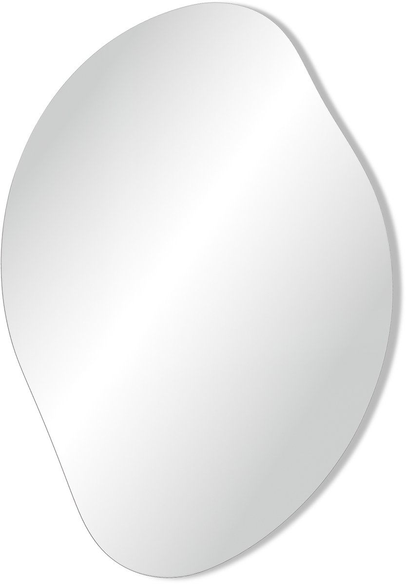 Wandspiegel - Frameloze spiegel in bloembladvorm - Asymmetrisch - 60 x 45 cm