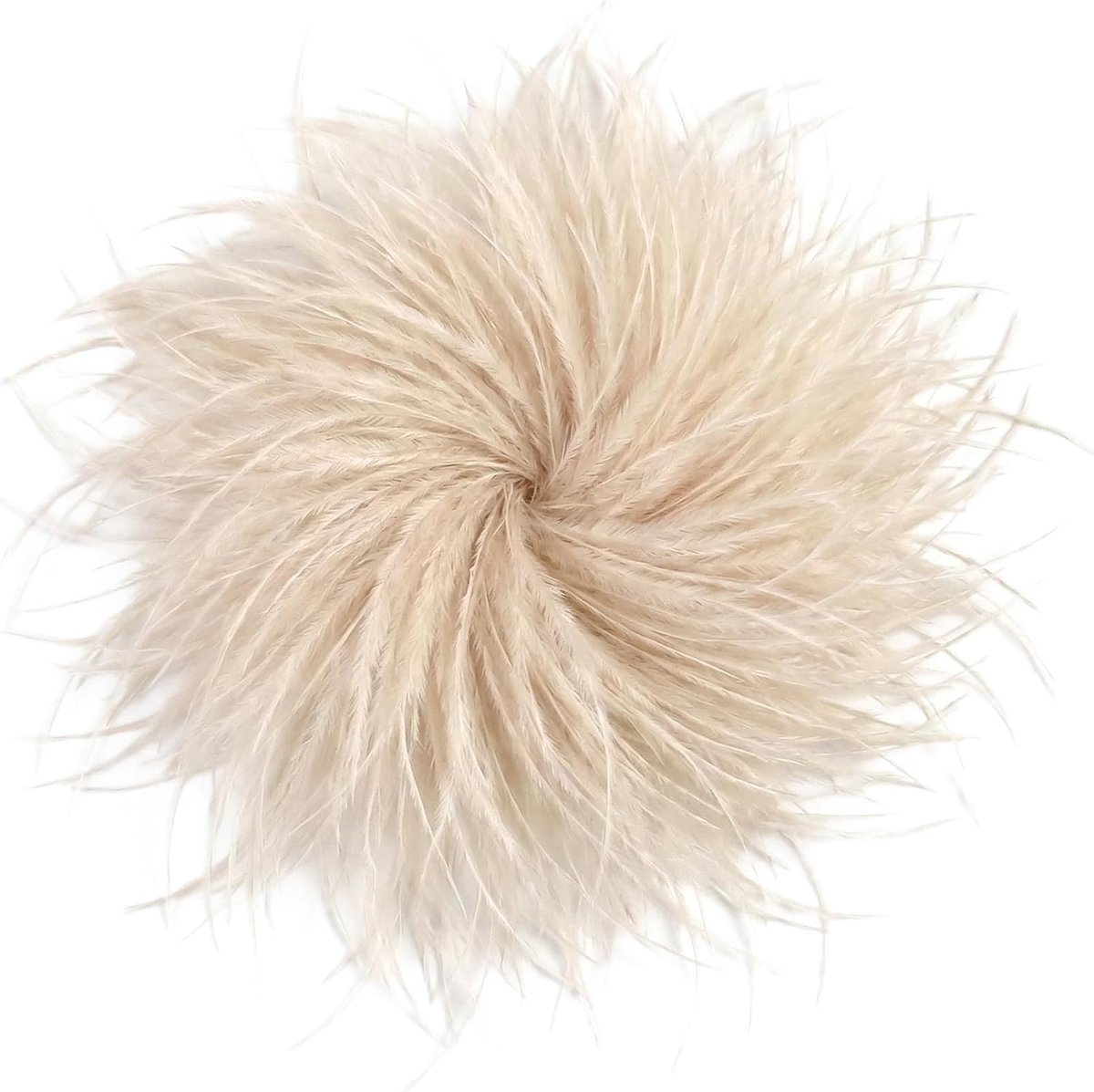 Vederbroche dames - veerbroche broche broche struisvogelveer fluffy | ansteckblume pompon broche om vast te klemmen | vintage voor bruiloft bruid carnaval blazer jurk