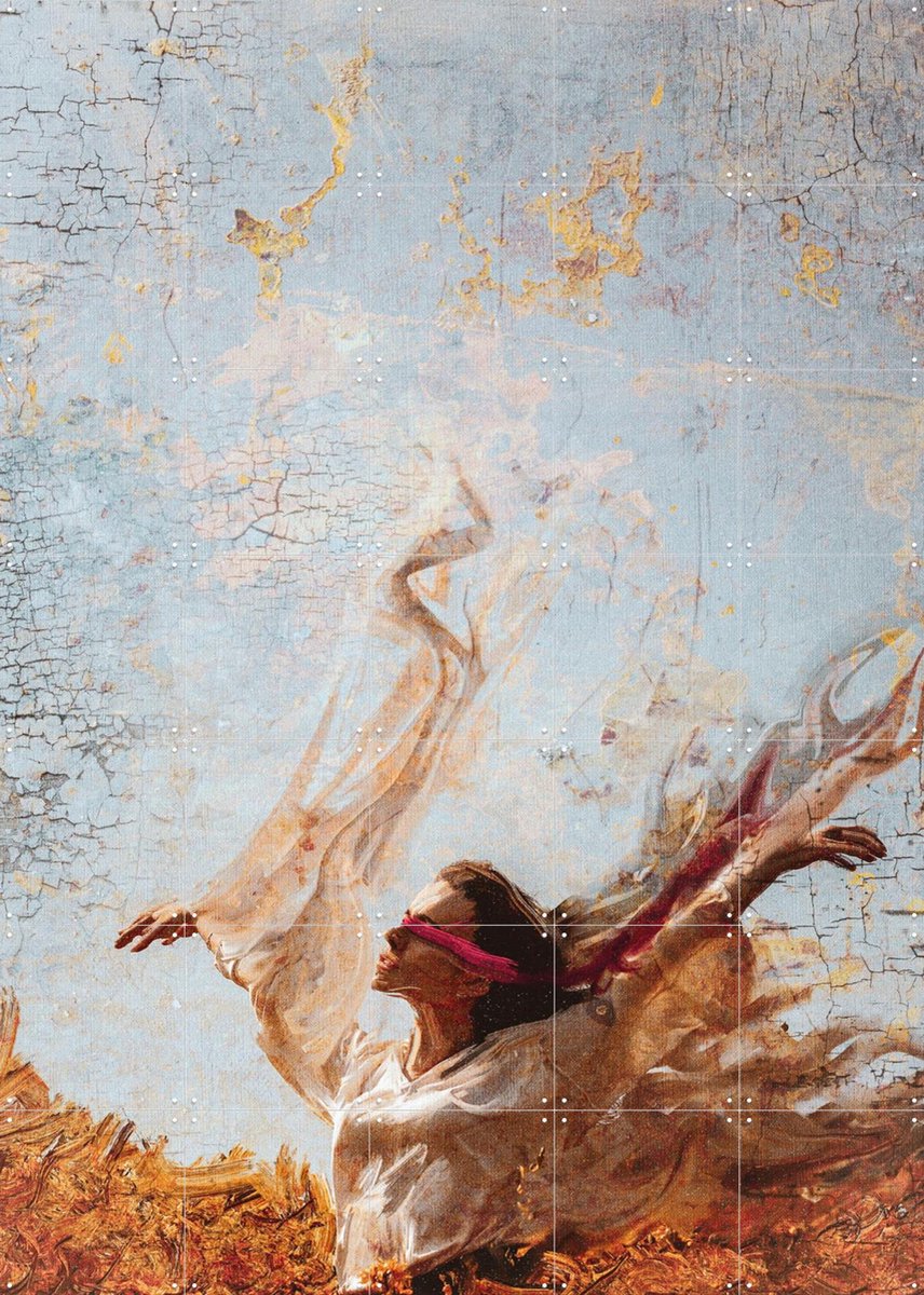 IXXI Weightless In Faith, Vineet Suresh - 100 x 140 cm - Gratis ophangtool - Grote wanddecoratie en posters - Surrealisme, Digitale Kunst, Abstract