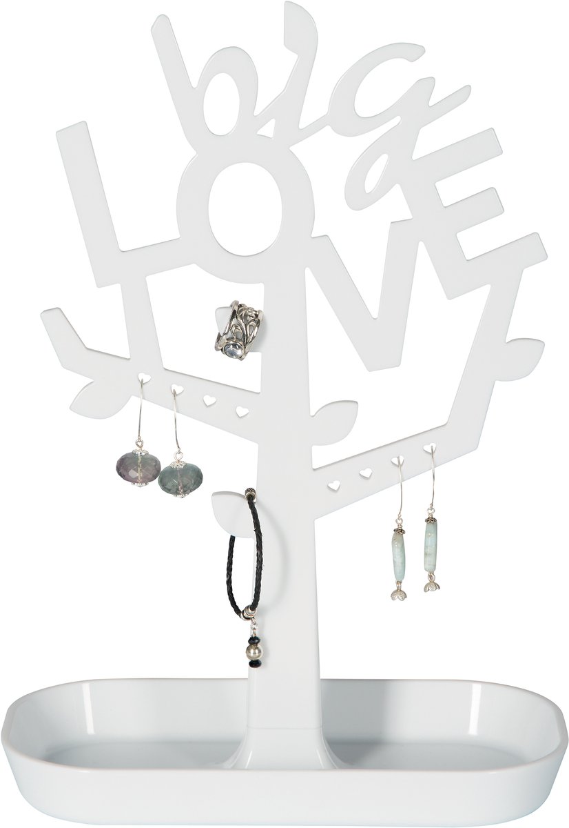 Spirella Sieradenhouder – Sieraden Organizer met Praktisch Ophangsysteem voor Sieraden Opbergen in Badkamer of Slaapkamer