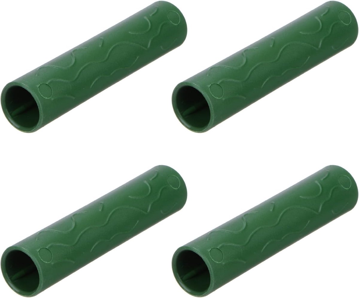 METERXITY 4 stuks 11 mm broeikasframe bouwconnectoren, koppelingspijpfitting voor druivenlatwerk/zonnebrandwerende schuur/tuinplantenpalen, kasaccessoires [groen]