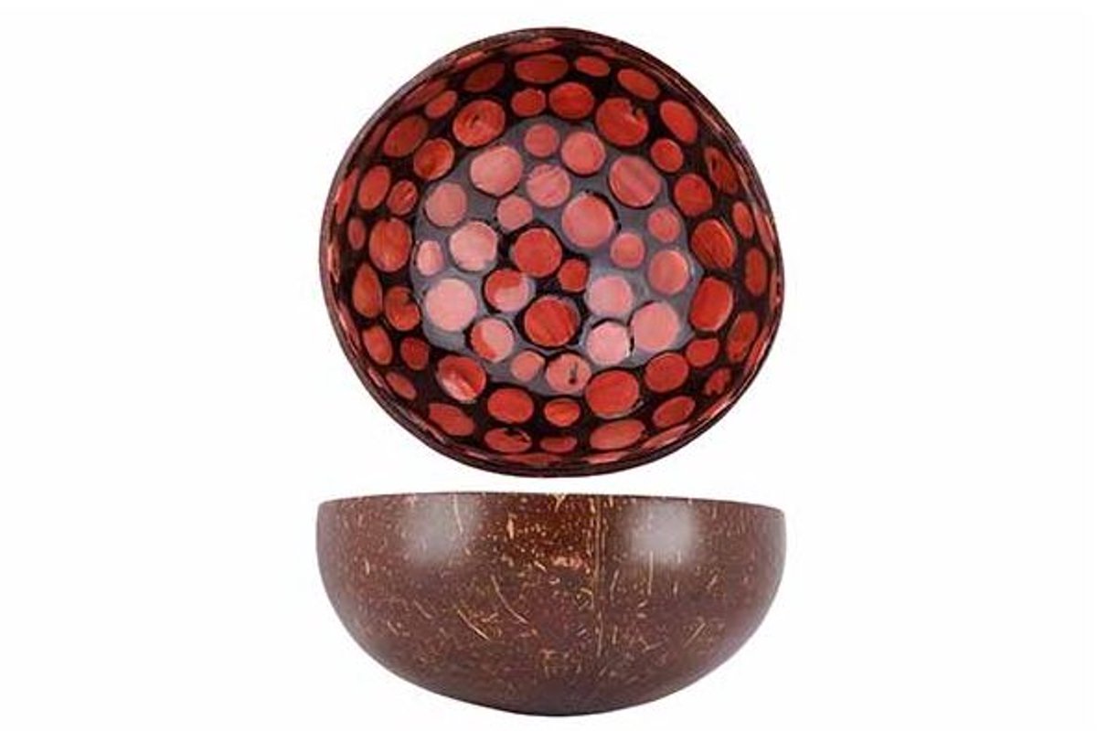 Cocosbowl Dark Pink Pearl D14cm