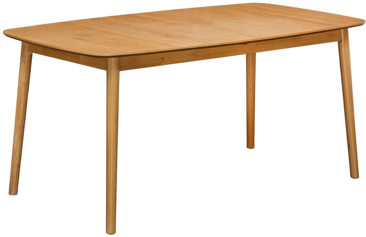 Table à manger extensible Tilda rectangulaire 6 places beige