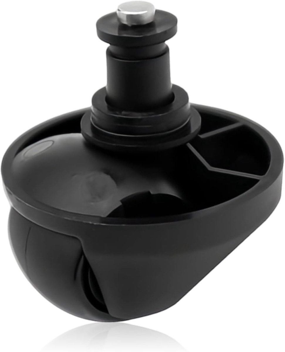 voorwiel, zwarte voorwielen voor robotstofzuiger, rubberen geluidsarm wiel, slijtvast en duurzaam, voor Dreame L10pro, L10plus, X10, X20, X30