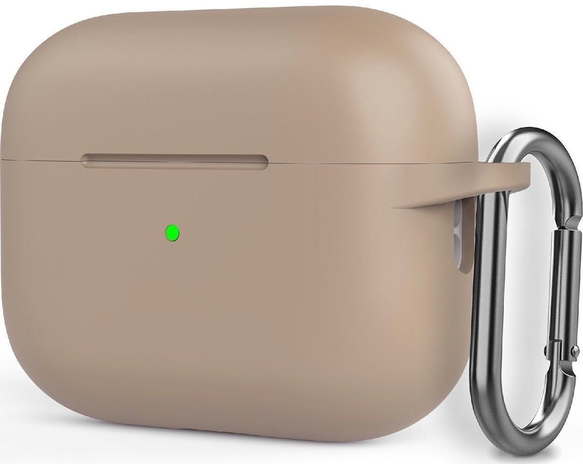 Mobigear Hoesje geschikt voor Apple AirPods Pro 2 Hoesje Flexibel Siliconen | Mobigear Classic - Sand Pink | Taupe