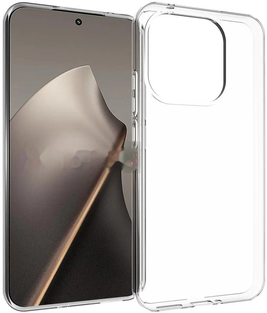 Mobigear Doorzichtig Hoesje geschikt voor Xiaomi 15T Telefoonhoesje Flexibel TPU | Mobigear Basics Backcover | Doorzichtig Telefoonhoesje 15T | 15T Case | Back Cover - Transparant