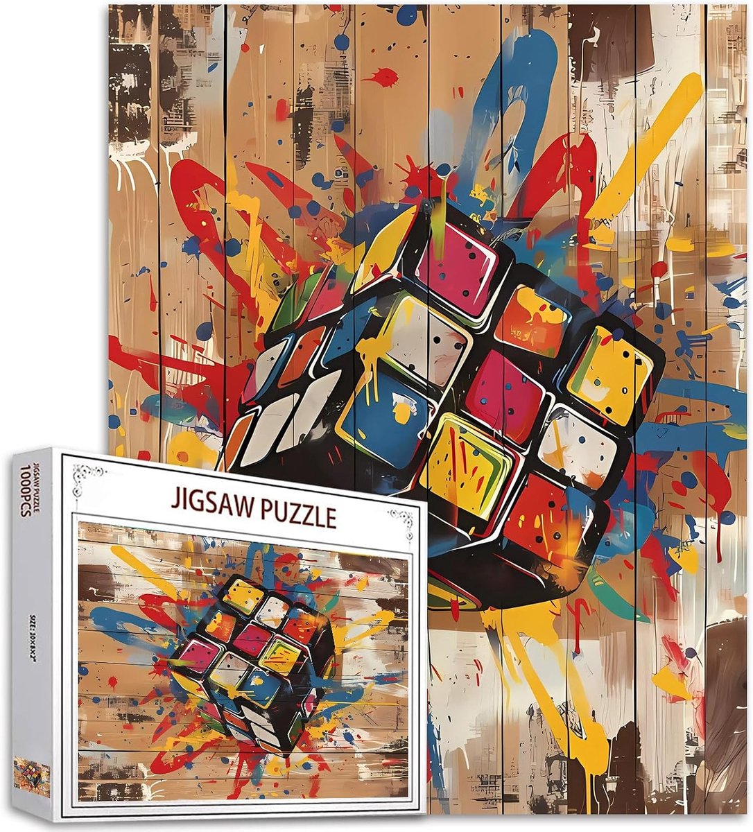 Jigsaw Puzzels voor Volwassenen Cartoon Spel Puzzel 1000 Stukjes Kleurrijk Uitdagend Puzzel Perfect voor Spelavonden DIY Wanddecoratie Handgemaakte Geschenken Kerstmis Nieuwjaar Verjaardag