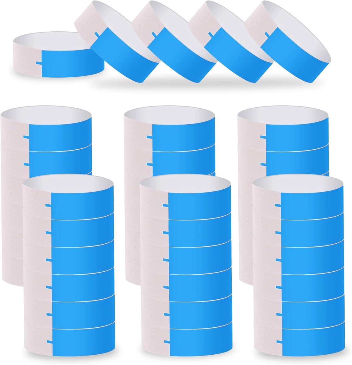 700 stuks toegangsbanden, blauw, waterdicht, feestarmbanden, festivalarmbanden voor controle en veiligheid, evenementen en evenementen voor evenementen, feesten, waterpark