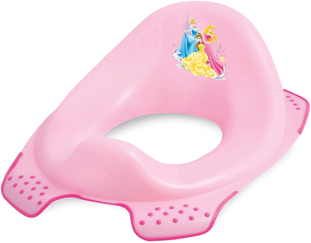 SnelShoppen - Toiletverkleiner voor kinderen - LULABI Princess toilet reducer baby lijn - Veilig en comfortabel - Geschikt voor peuters - Roze kleur -
