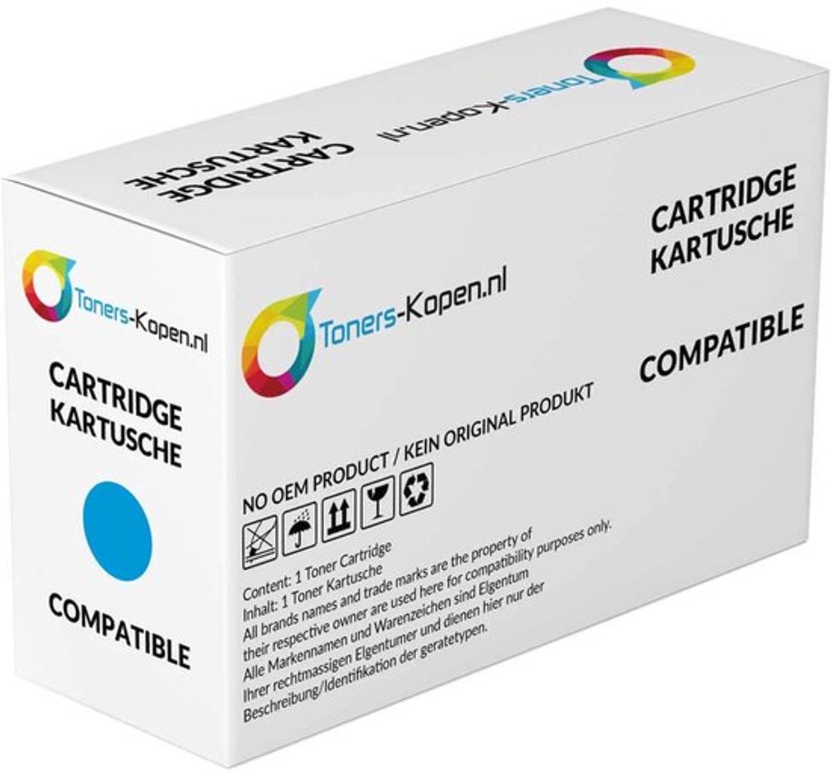 OKI 45536555 - Toner Cyaan - 43.000 pagina's - Huismerk Compatible - Geschikt voor OKI ES9431dn OKI Pro9431dn OKI Pro9541dn OKI Pro9542dn - OKIP9541C alternatief - OKI toner