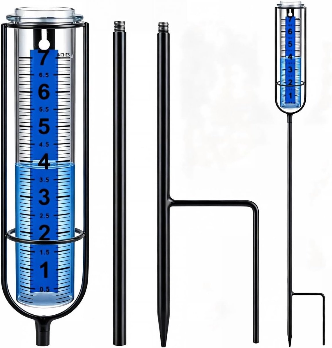 Regenmeter - Vorstbestendig - 29 inch - Met Verstelbare Hoogte en Grote Heldere Cijfers - Voor Tuin en Patio