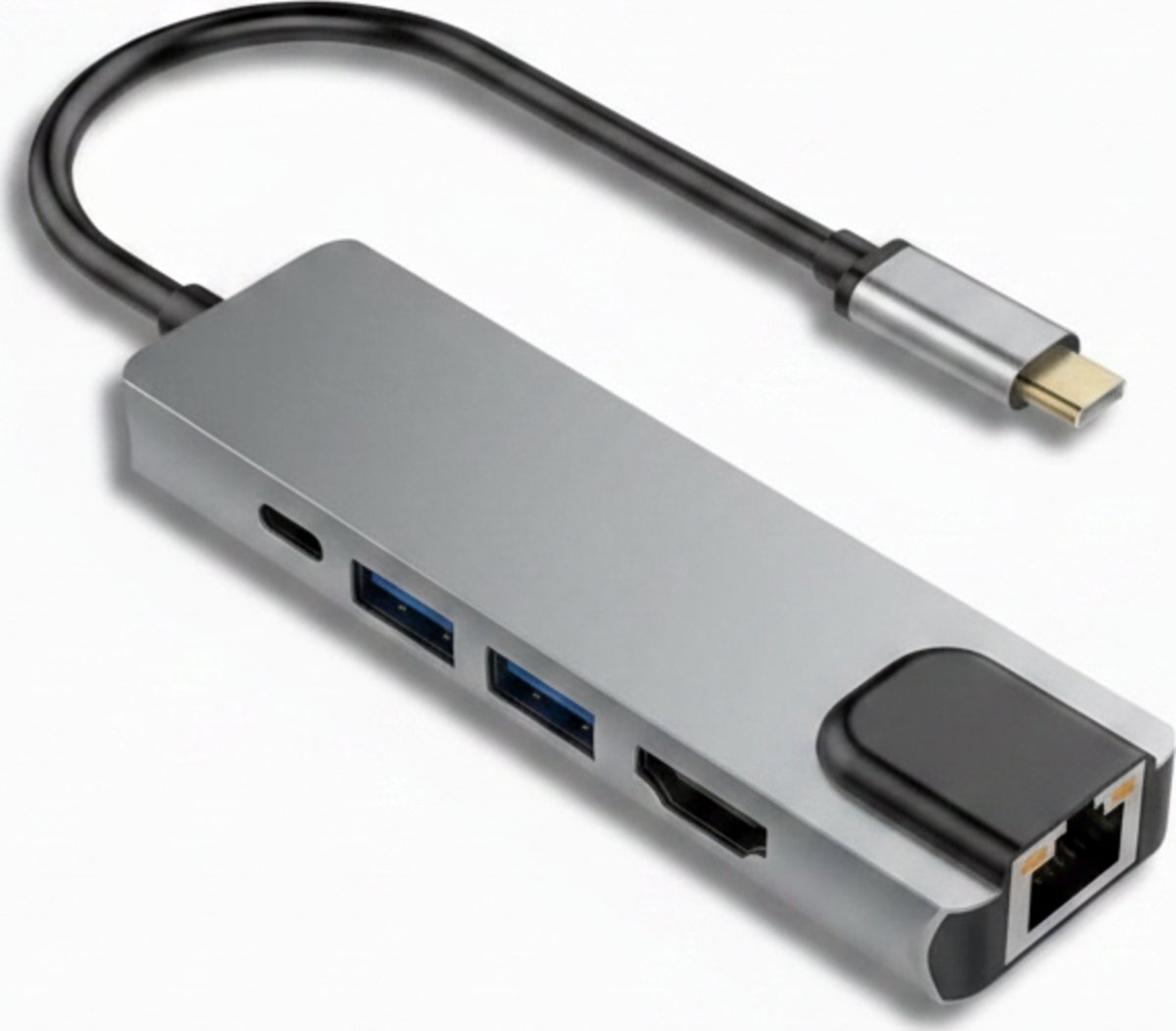 Zaltino - USB-C hub - 5-in-1 - 4K HDMI - Aluminium