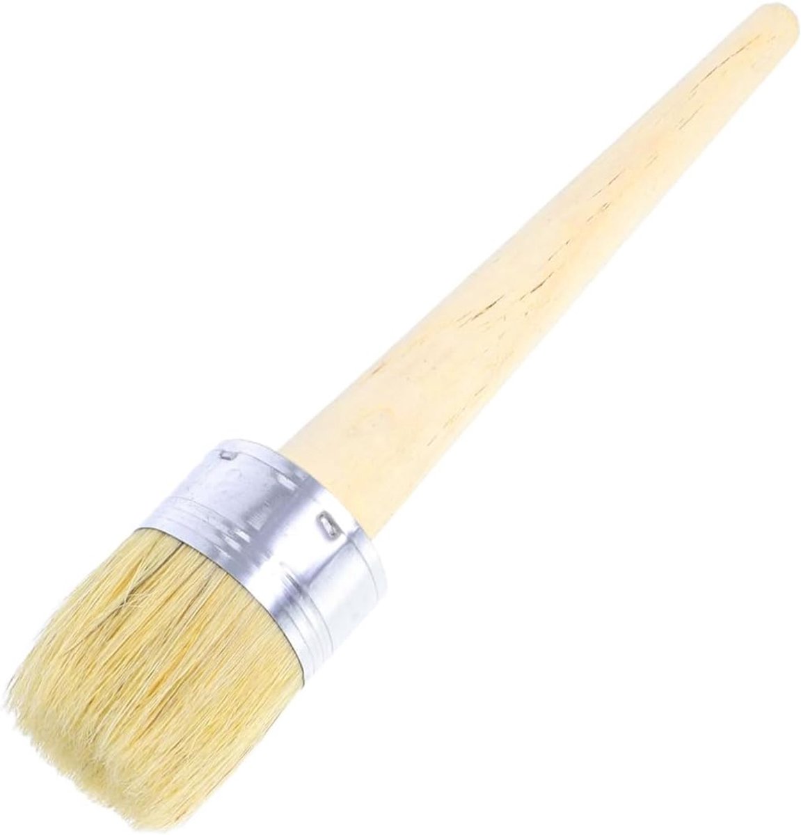 Ronde kleur waskwast met borstelharen voor schilderen en waxen, 50 mm, meubelverf, penseel voor meubels, woondecoratie