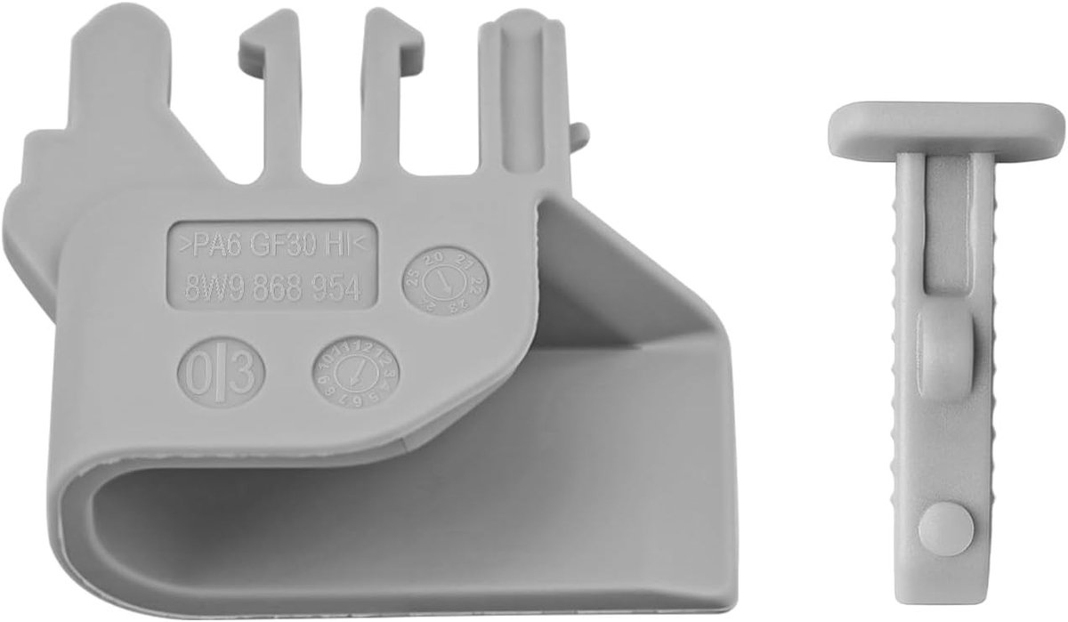 Rolluik voor achterklep van de Audi A6 2012-2018 - Flush-Mounted, Grijs, Compatibel met 8W9868954 EP5, Perfecte Bescherming en Privacy