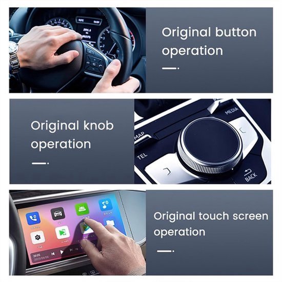 Draadloze CarPlay TV-box met Android 11 en geïntegreerde Netflix en YouTube voor Auto — afbeelding 3