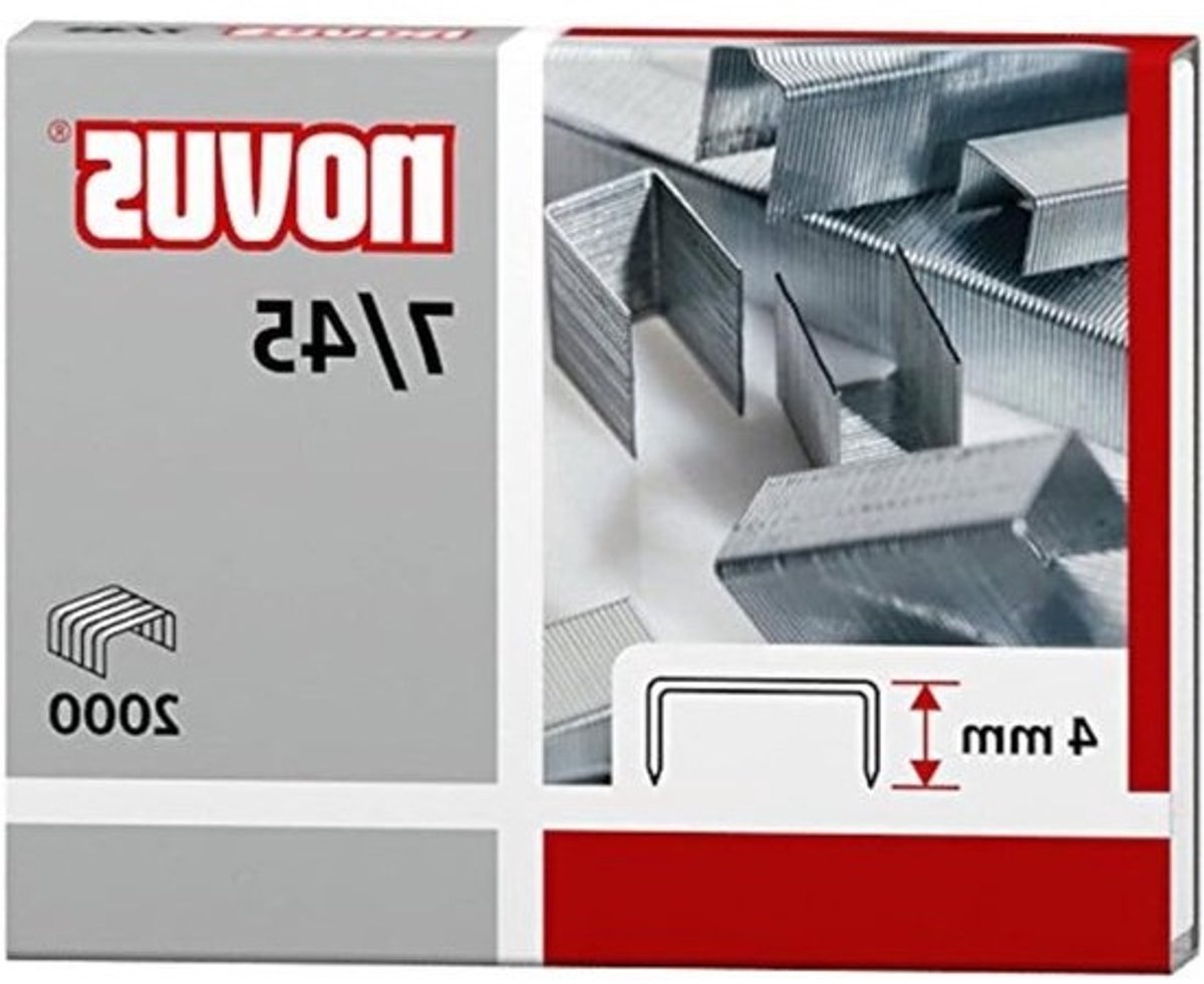 Nietjes - Nietklemmen - Papier Verwerken - 4 mm Beenlengte - 2000 stuks - Wit