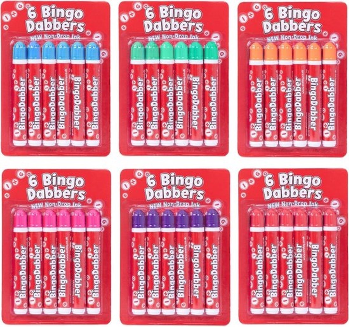 Bingo Dabbers - Markers Stiften - Bingo Spelen - Druppelvrije Inkt - 36 Stuks - Meerkleurig
