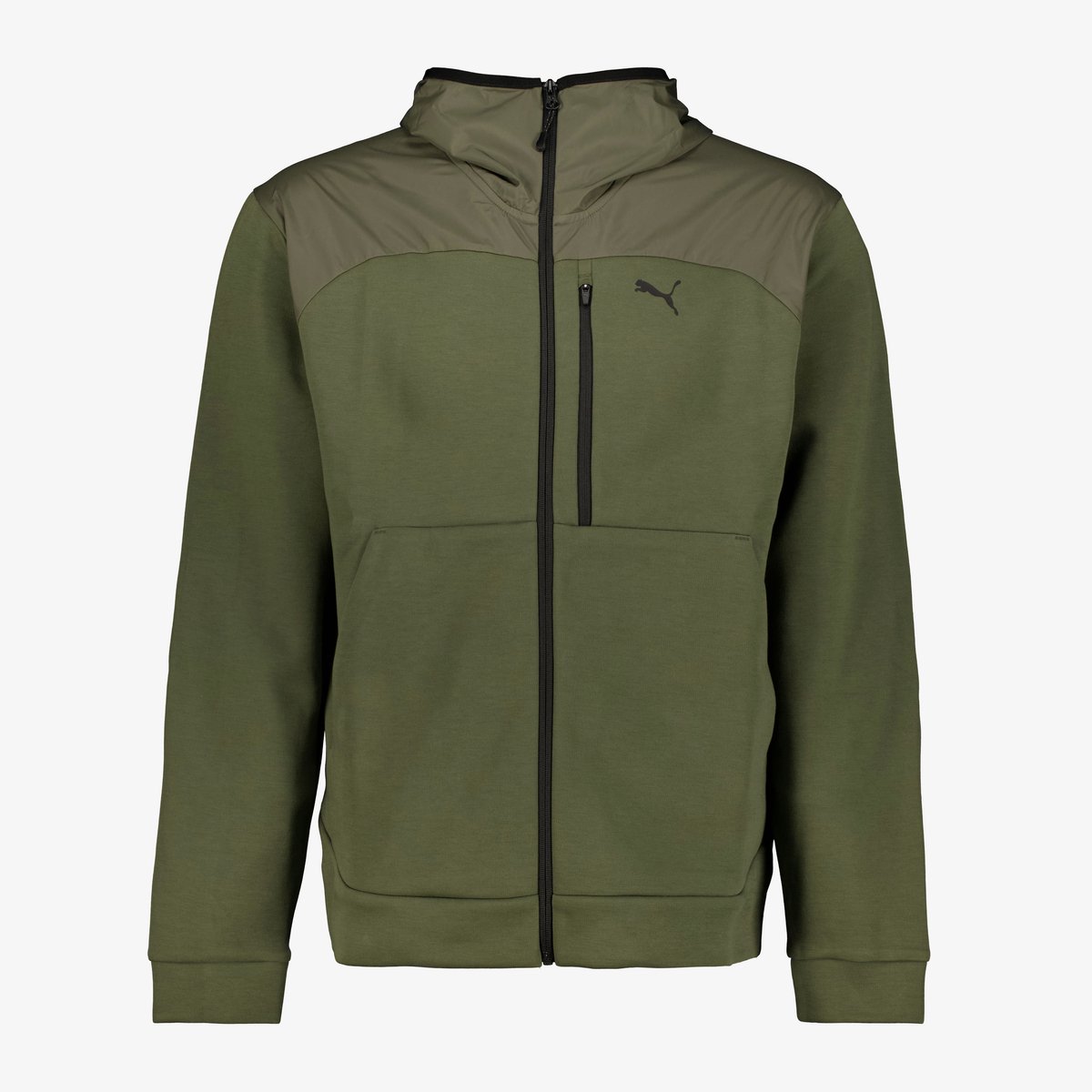 Puma PUMATECH Material Mix heren sportvest Groen